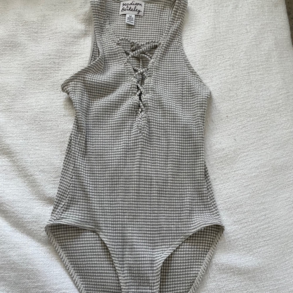 Striped bodysuit